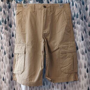 100% cotton cargo shorts At The Knee Rip Stp Short